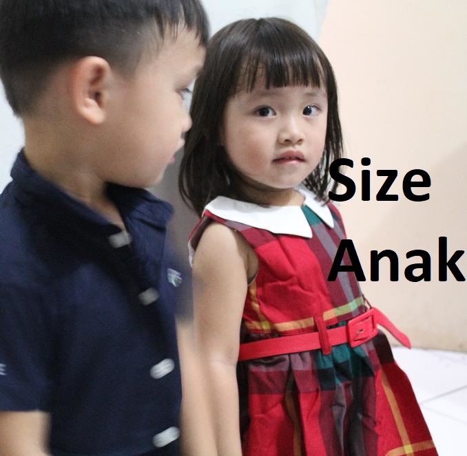 ukuran busana anak