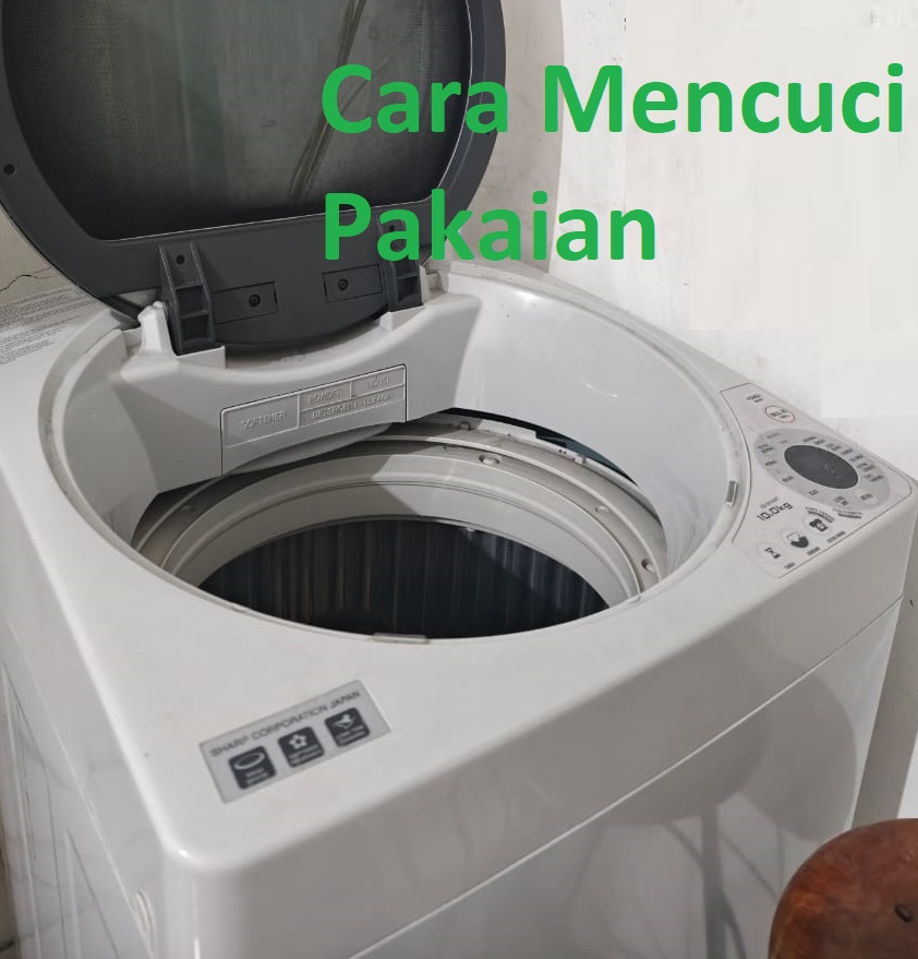 cara mencuci baju