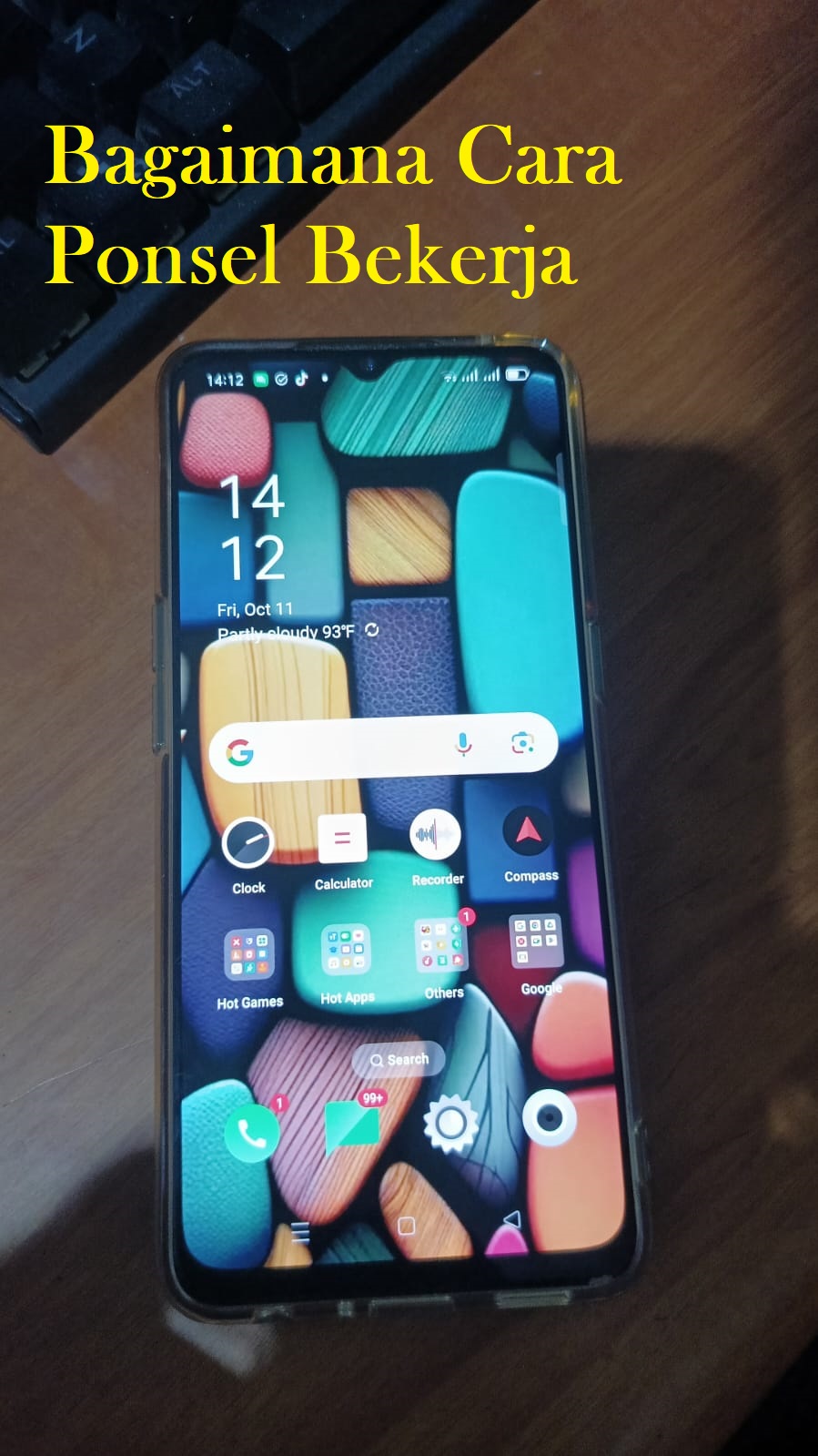 cara kerja ponsel